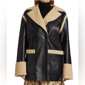 PROENZA SCHOULER WHITE LABEL
Reversible Faux Sherpa Coat
